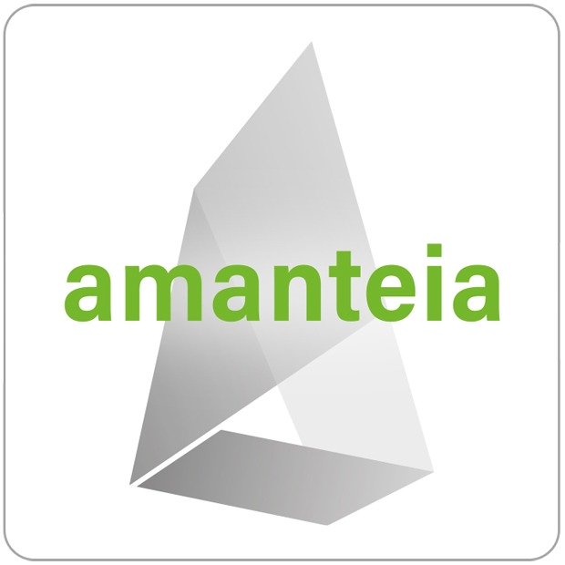 Logo amanteia – vorrausschauende Handlungsempfehlungen für ein klimaneutrales Portfolio