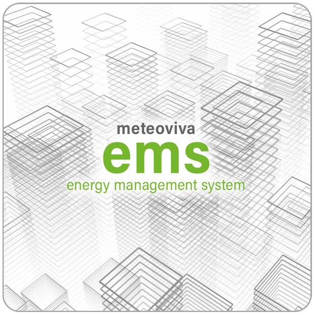 Logo meteoviva ems – energy management system – macht Verbräuche transparent