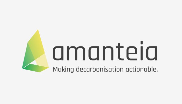 Logo der Marke amanteia – Software zur Dekarbonisierung von Gebäudeportfolios